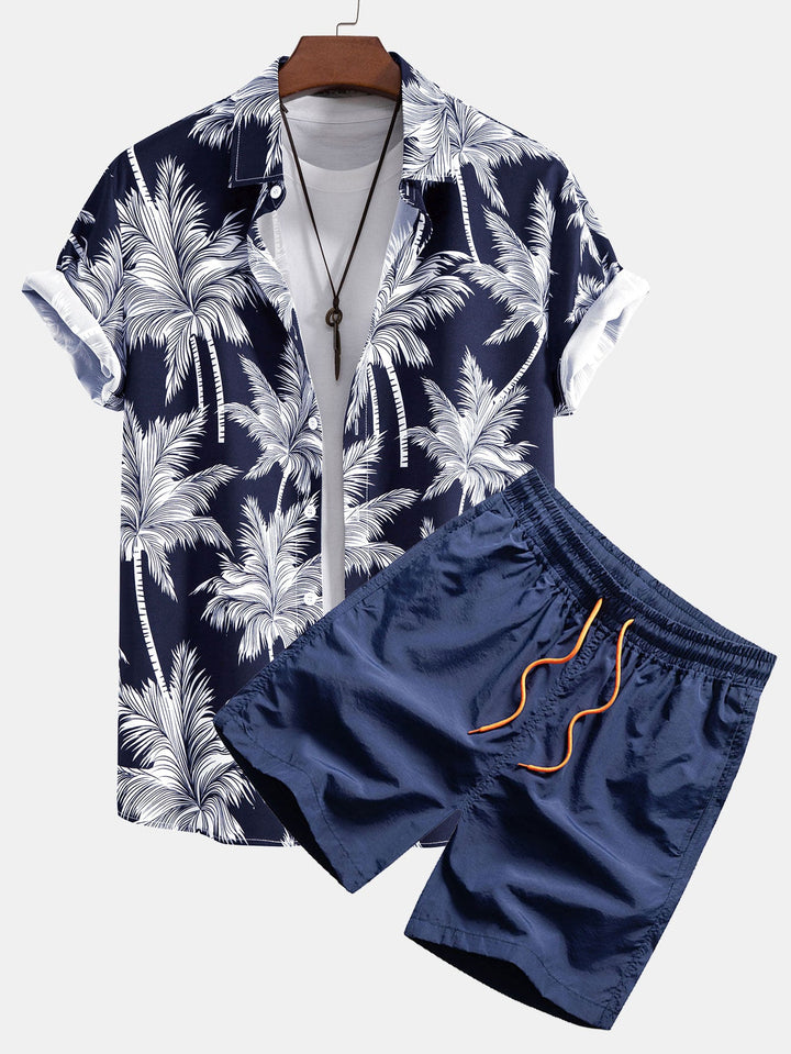 Hawaii | Print Summer Set - Shirt & Shorts