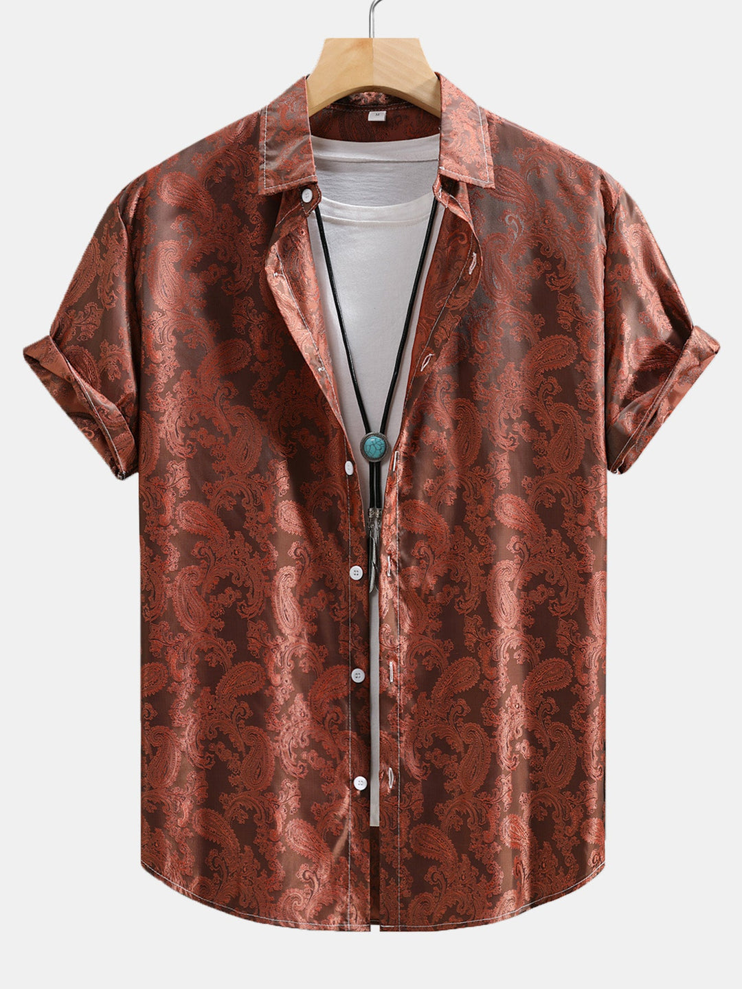 Fancy | Print Satin Shirt