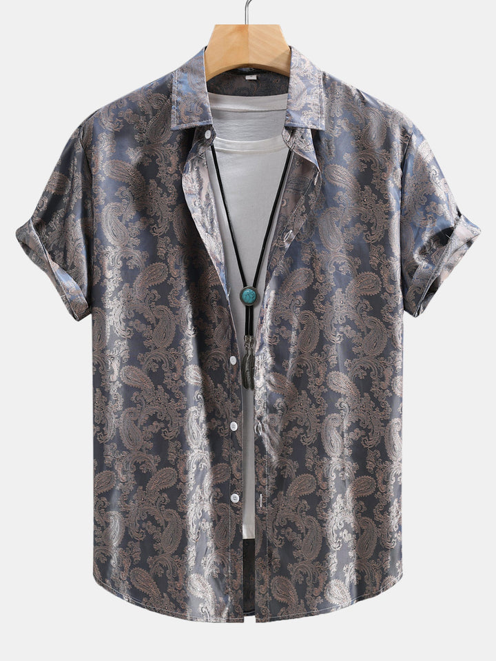 Fancy | Print Satin Shirt