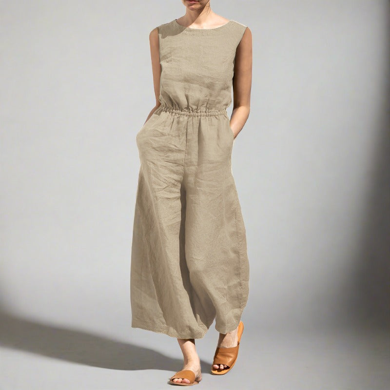 Stella | Sleeveless Casual Chic Jumpsuit