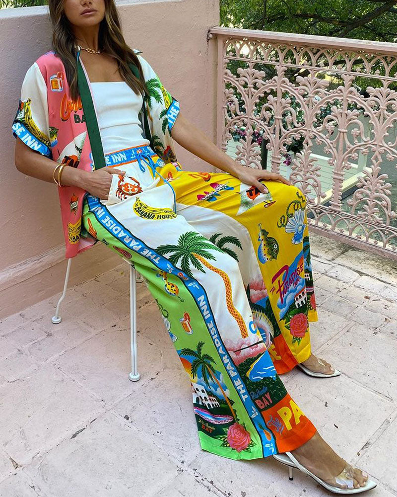 Deniz | Print Stylish Holiday Summer set