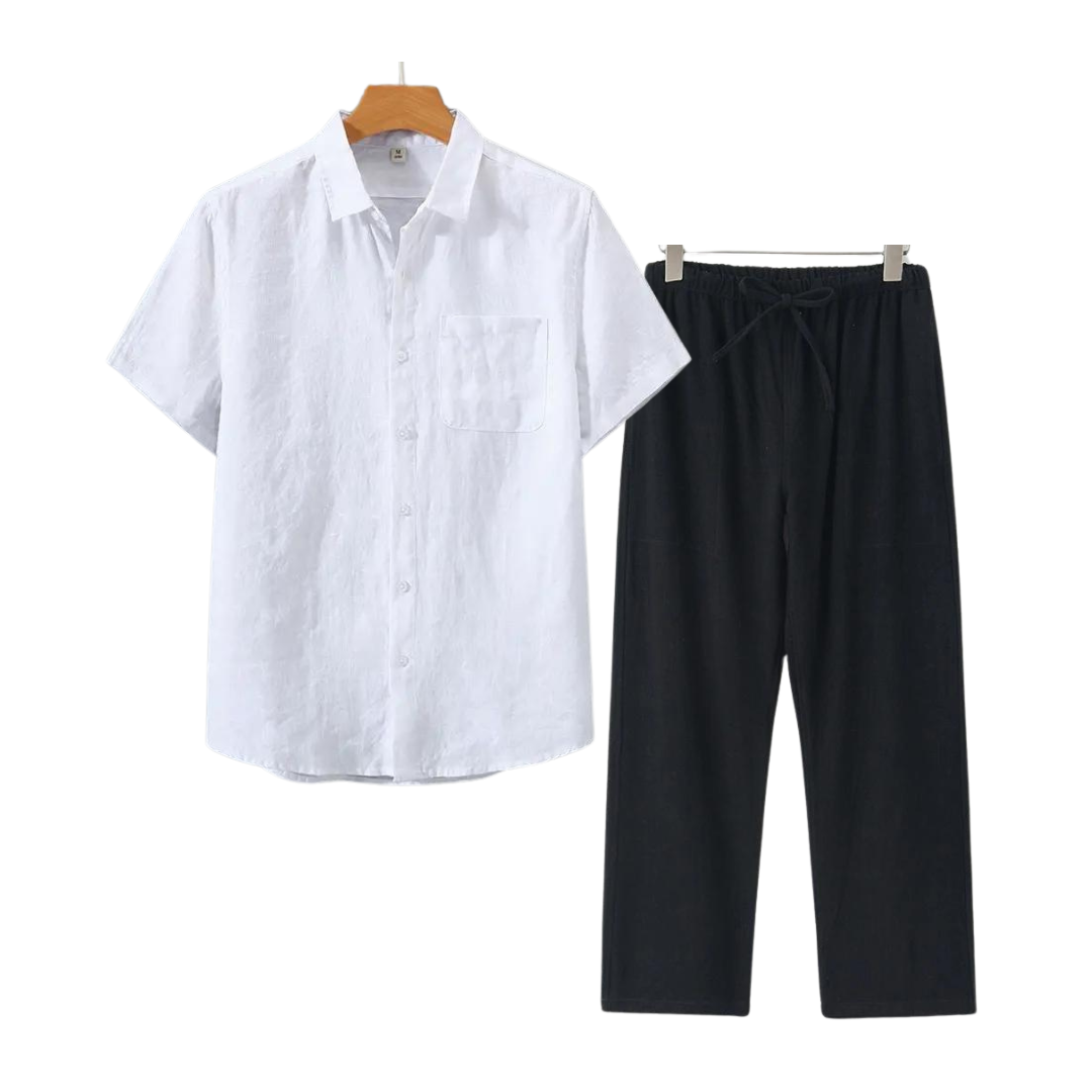 IBIZA - Linen Men Set (Shirt + Pants)