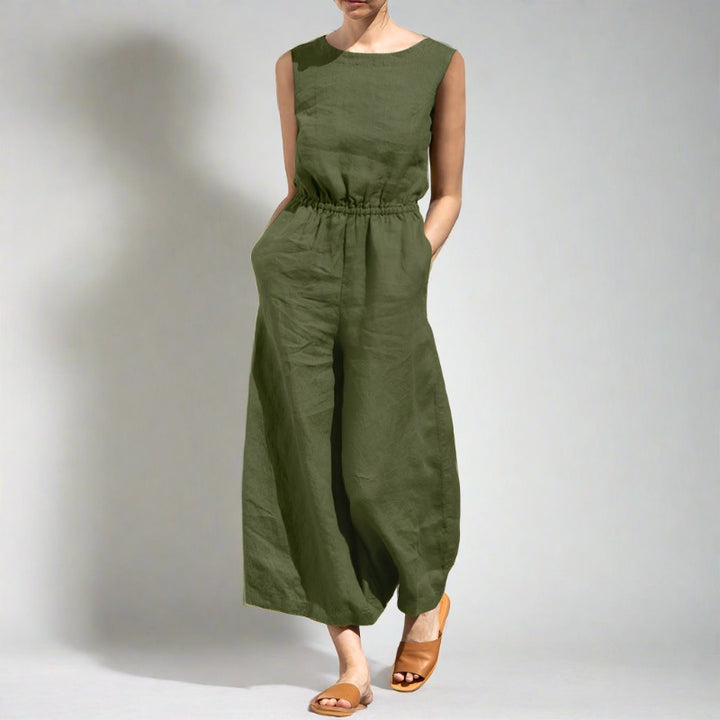 Stella | Sleeveless Casual Chic Jumpsuit