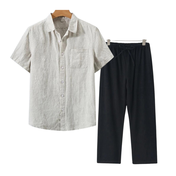 IBIZA - Linen Men Set (Shirt + Pants)