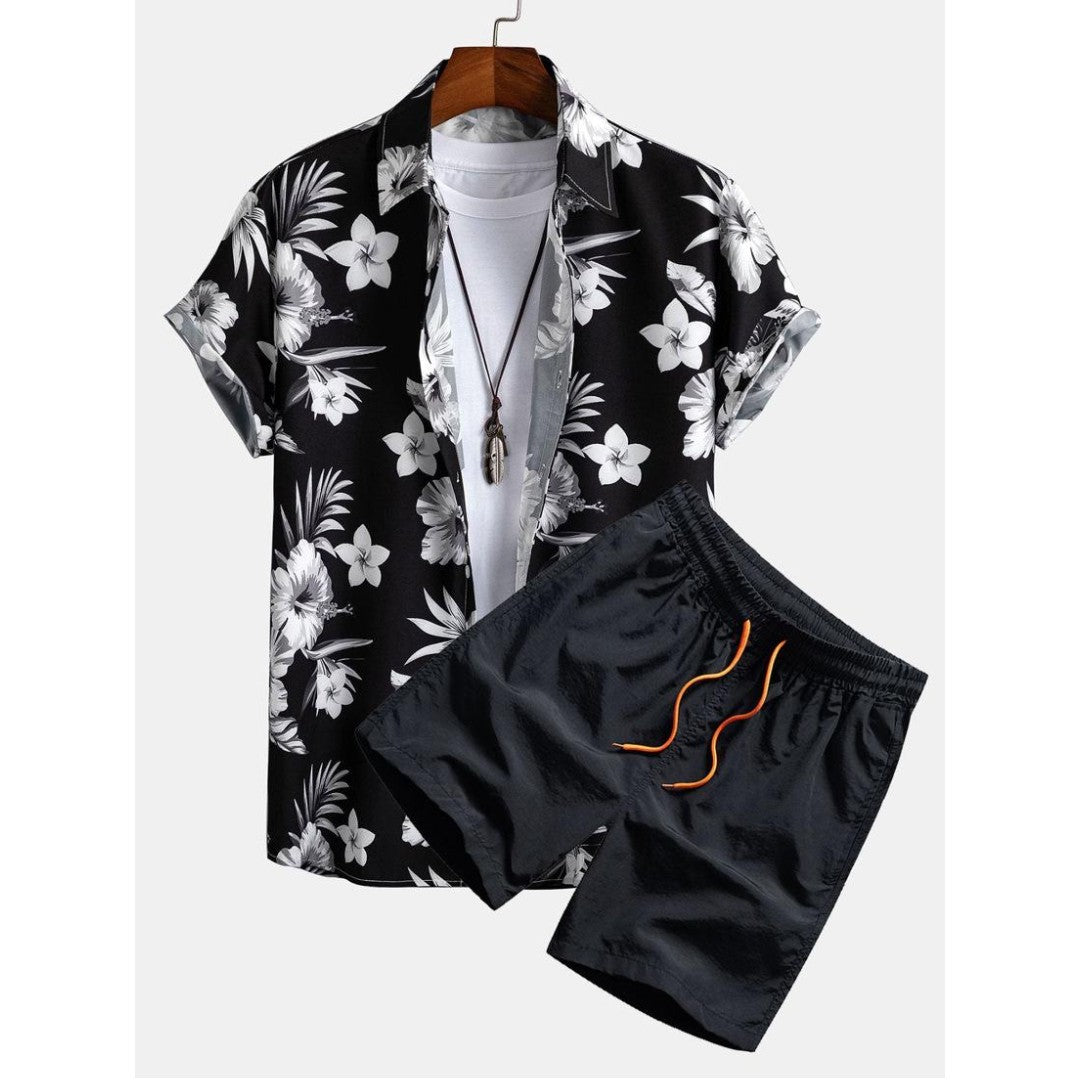 Hawaii | Print Summer Set - Shirt & Shorts