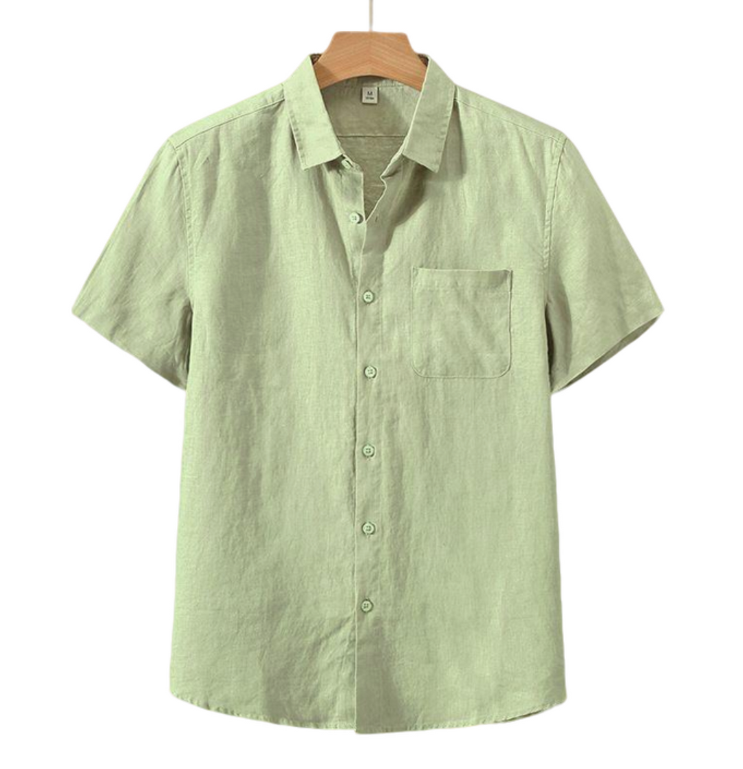 MIND - Linen Shirt (Shortsleeve)