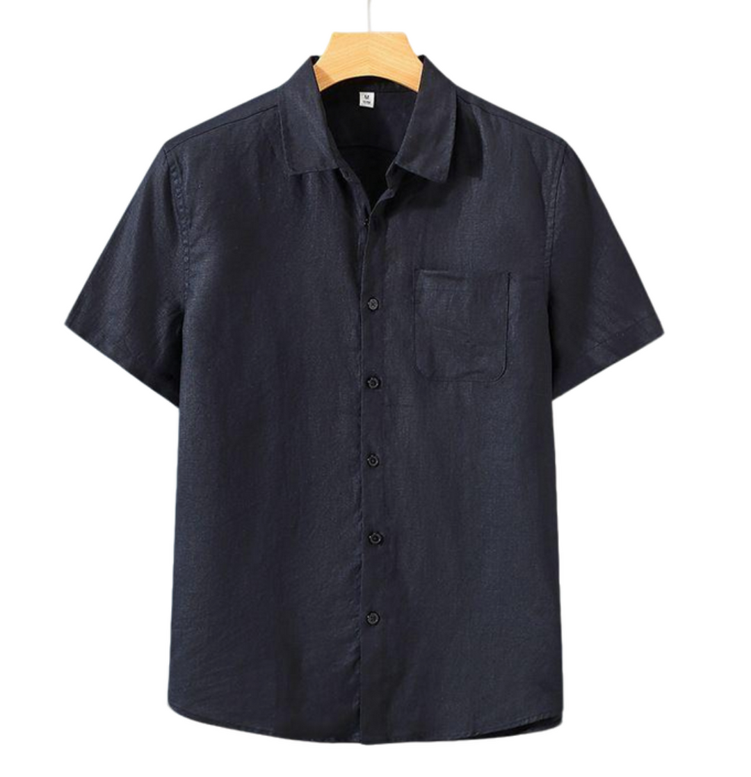 MIND - Linen Shirt (Shortsleeve)