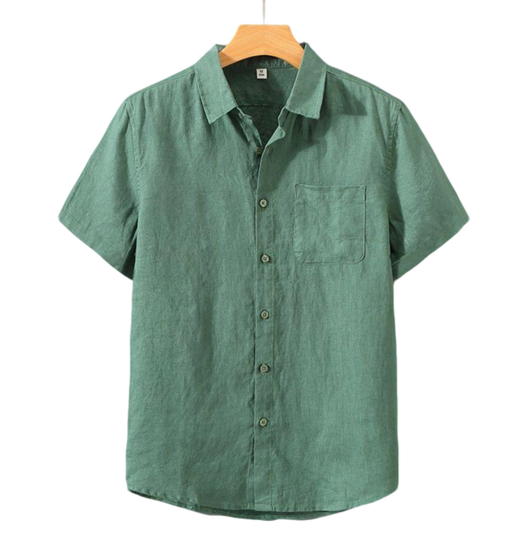 MIND - Linen Shirt (Shortsleeve)