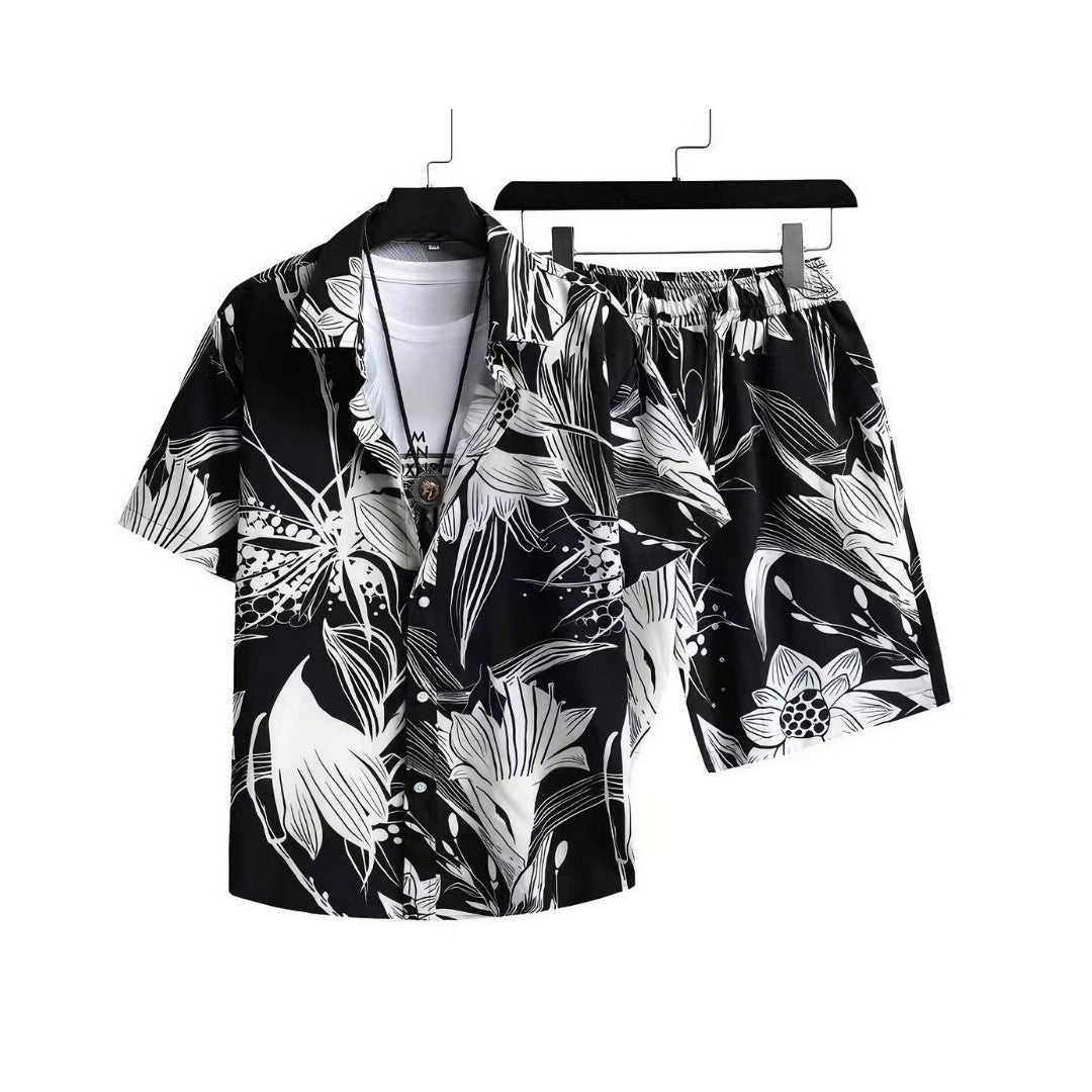 LAGOS| Print Summer Set - Shirt & Shorts