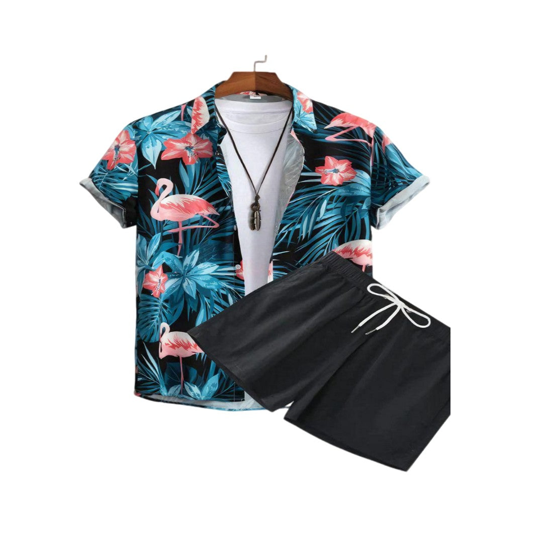 HOSY | Print Summer Set - Shirt & Shorts