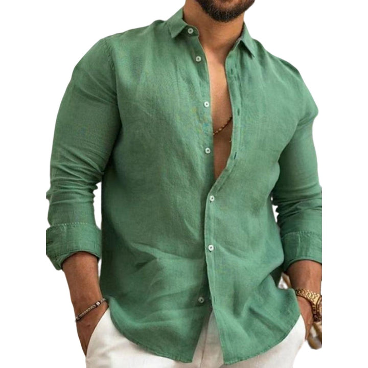 Rony | Men's cotton and linen spring and summer casual shirt