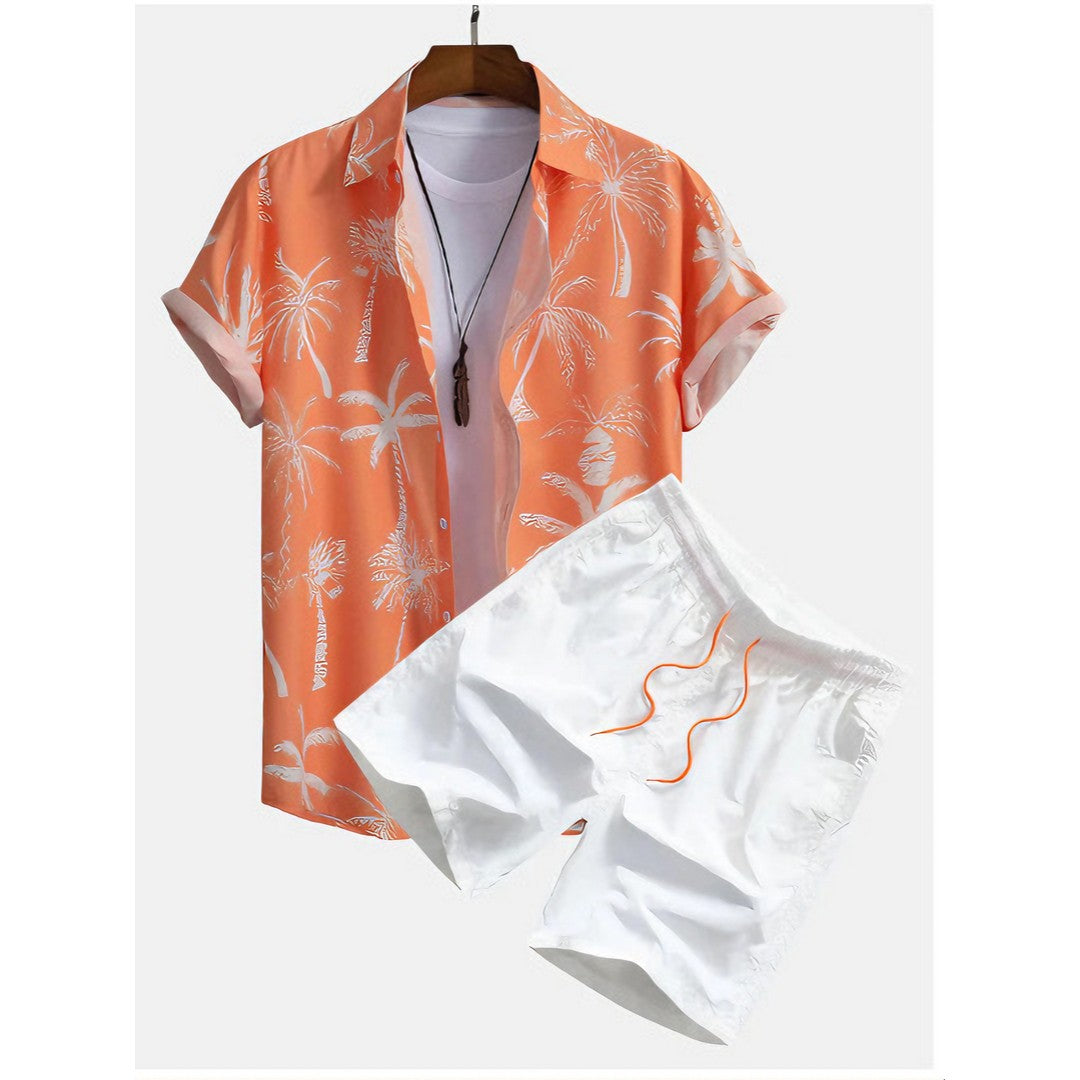 Hawaii | Print Summer Set - Shirt & Shorts