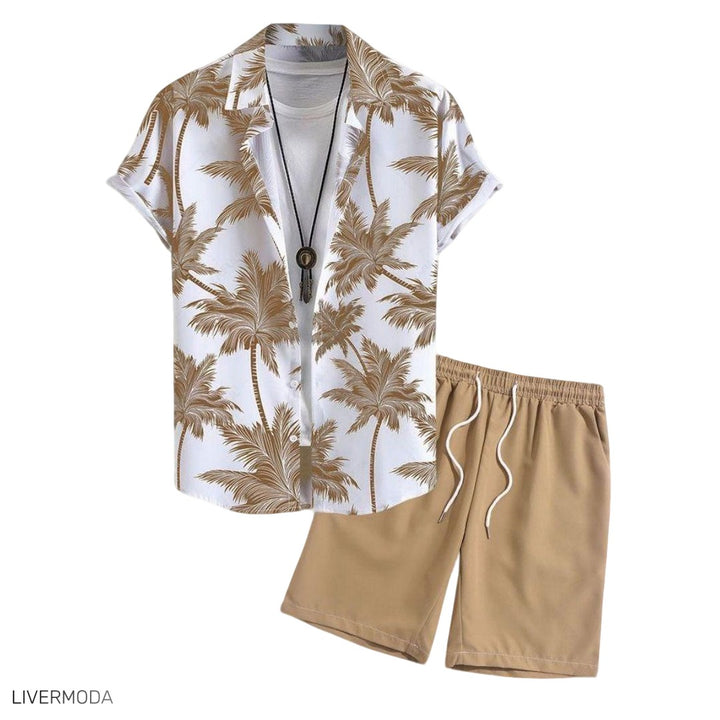 RIZQ | Print Summer Set - Shirt & Shorts