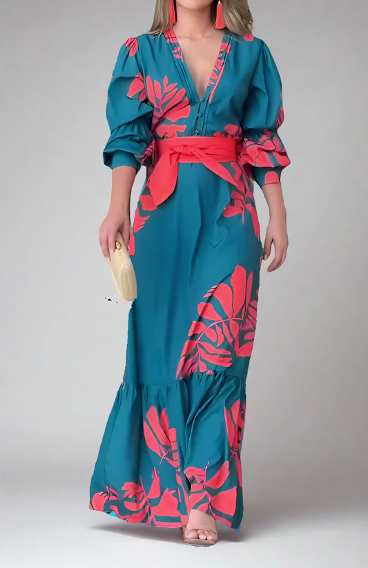 Camy | Patterned Waist Dress