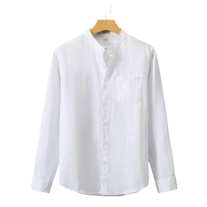 DAILIN - Linen Longsleeve Shirt