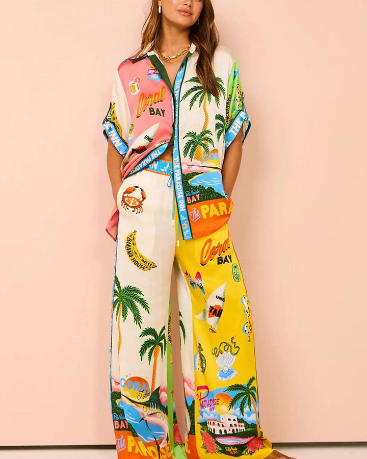 Deniz | Print Stylish Holiday Summer set