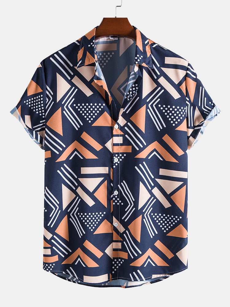 Pythagor | Print Summer Set - Shirt & Shorts