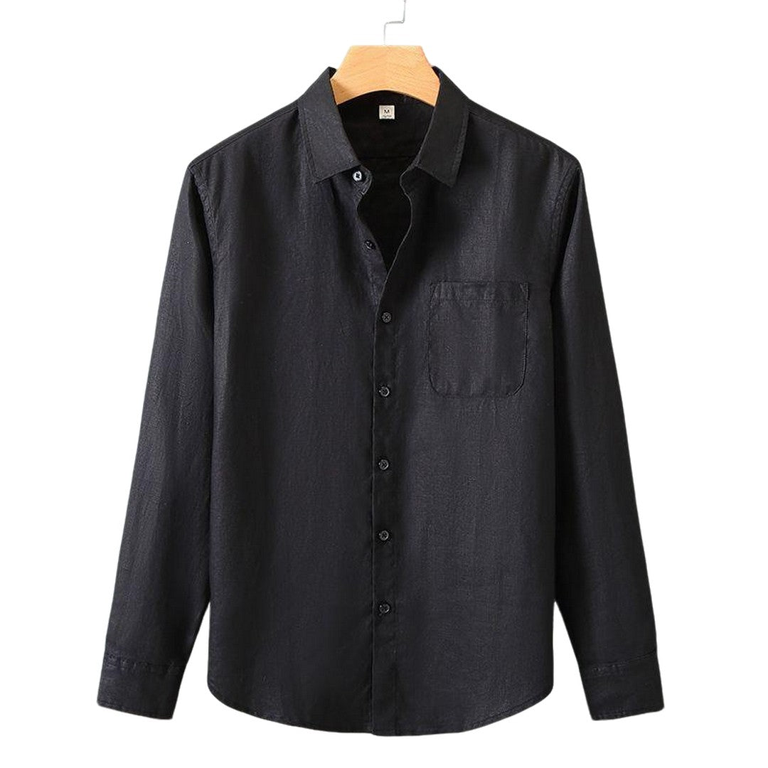 DAILIN - Linen Longsleeve Shirt