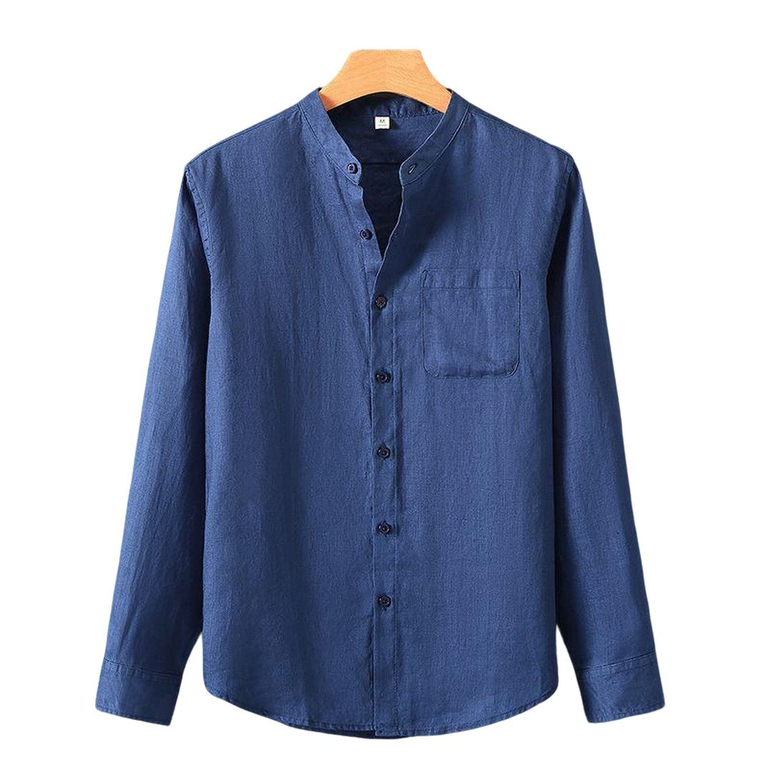 DAILIN - Linen Longsleeve Shirt