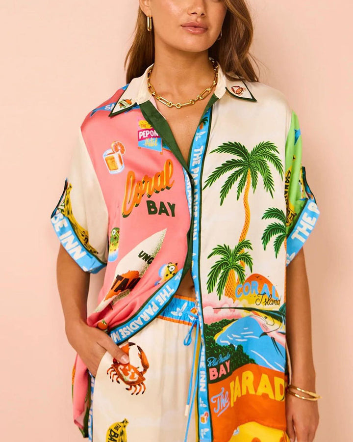 Deniz | Print Stylish Holiday Summer set