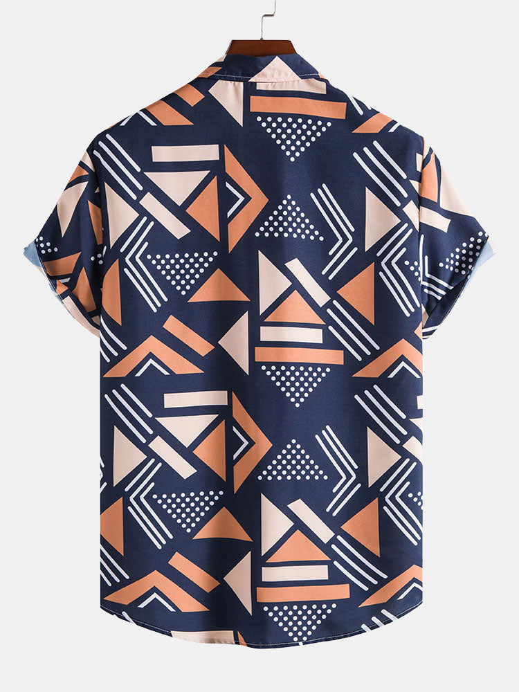 Pythagor | Print Summer Set - Shirt & Shorts