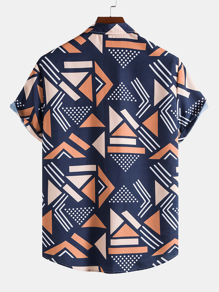 Pythagor | Print Summer Set - Shirt & Shorts