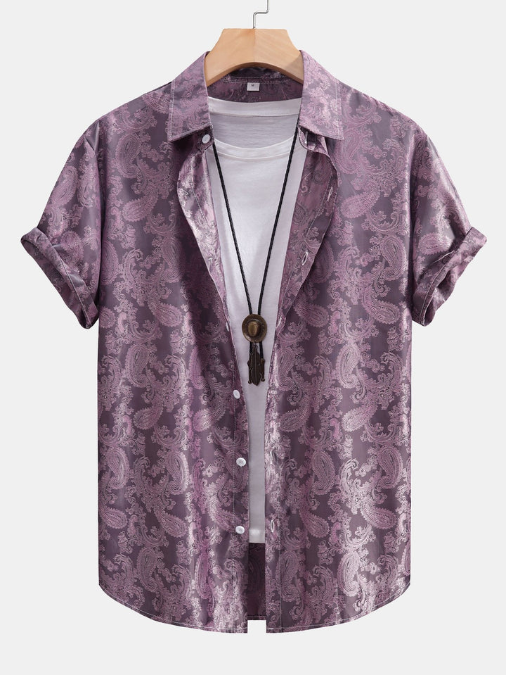 Fancy | Print Satin Shirt