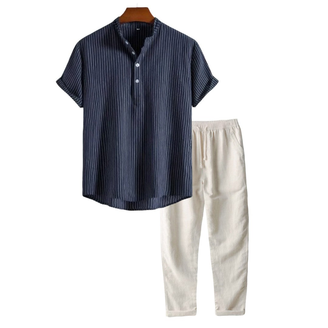 Suc - Short Sleeved Men Summer Set